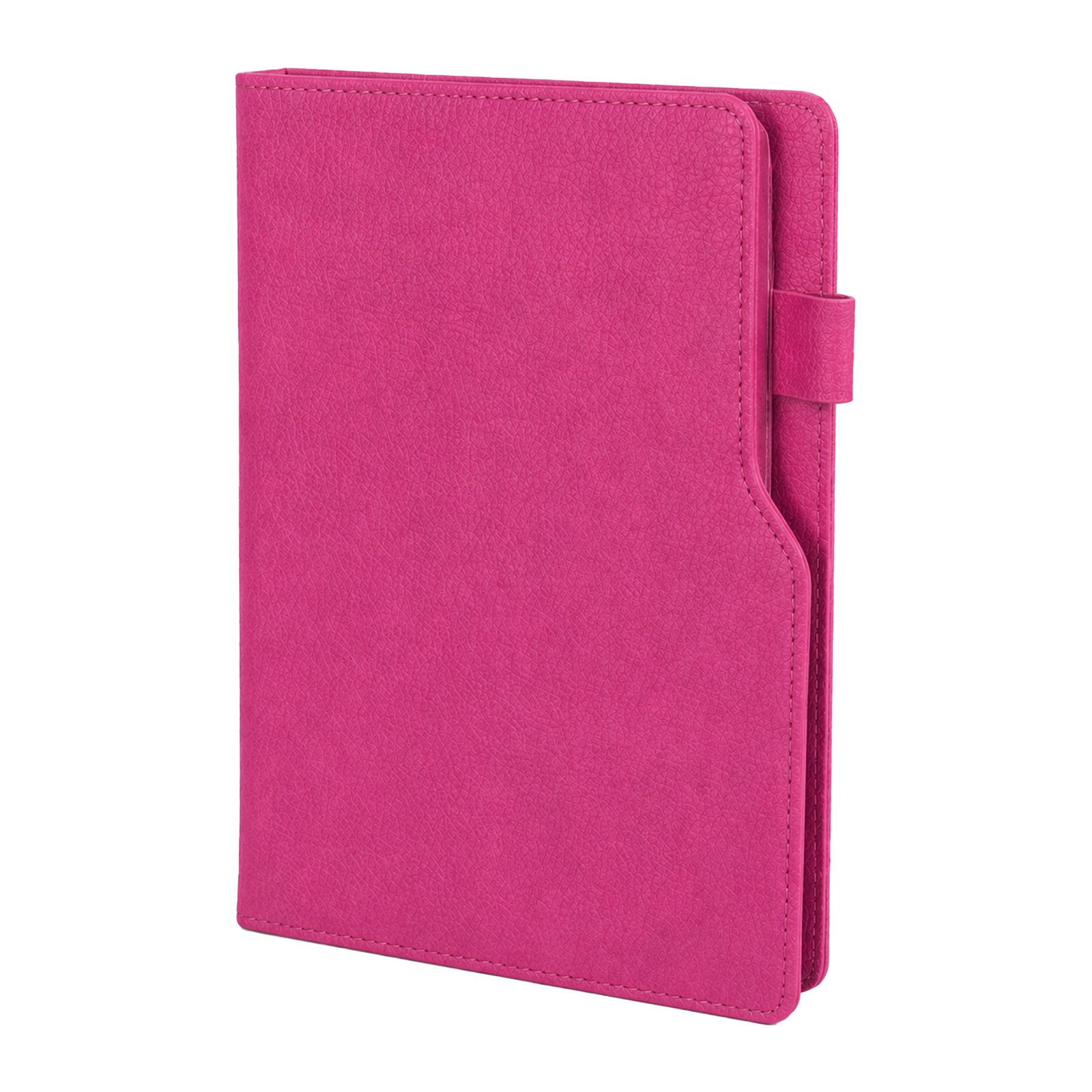 303013-001-v3 PEMBE KAPAKLI TARİHSİZ DEFTER (14,5X21 CM) - Görsel 1